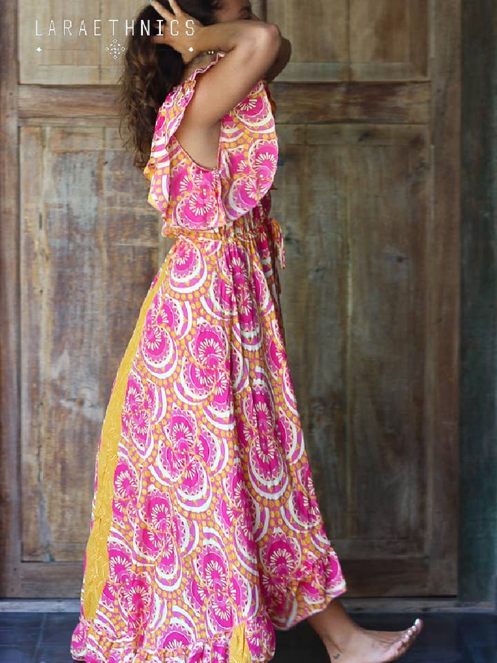 LONG DRESS - CHLOE for wholesale by LARA ETHNICS