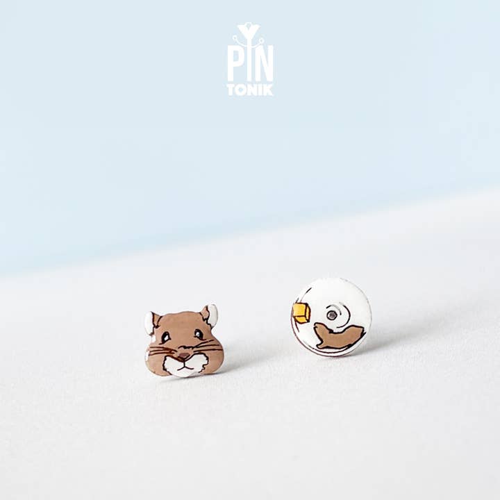 Orecchini a perno con criceti spaiati - Gioielli in legno stravaganti e ulteriori Risultati per prosciutto san daniele prezzo all'ingrosso. Resi gratuiti e termini di pagamento a 60 giorni su Faire in tendenza su Faire.