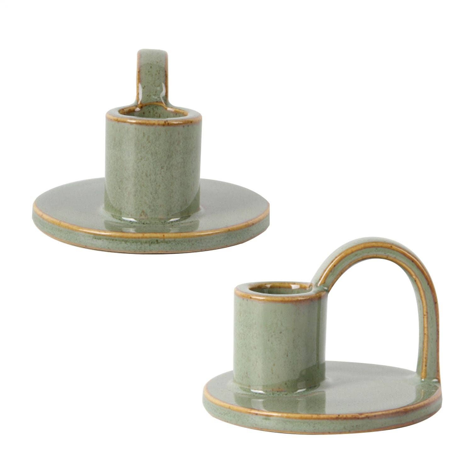 Aria Home – wholesale Candle holder – Set of Two Elise Short Taper Candlesticks-Rustic-Earthy-Boho-Chic-8