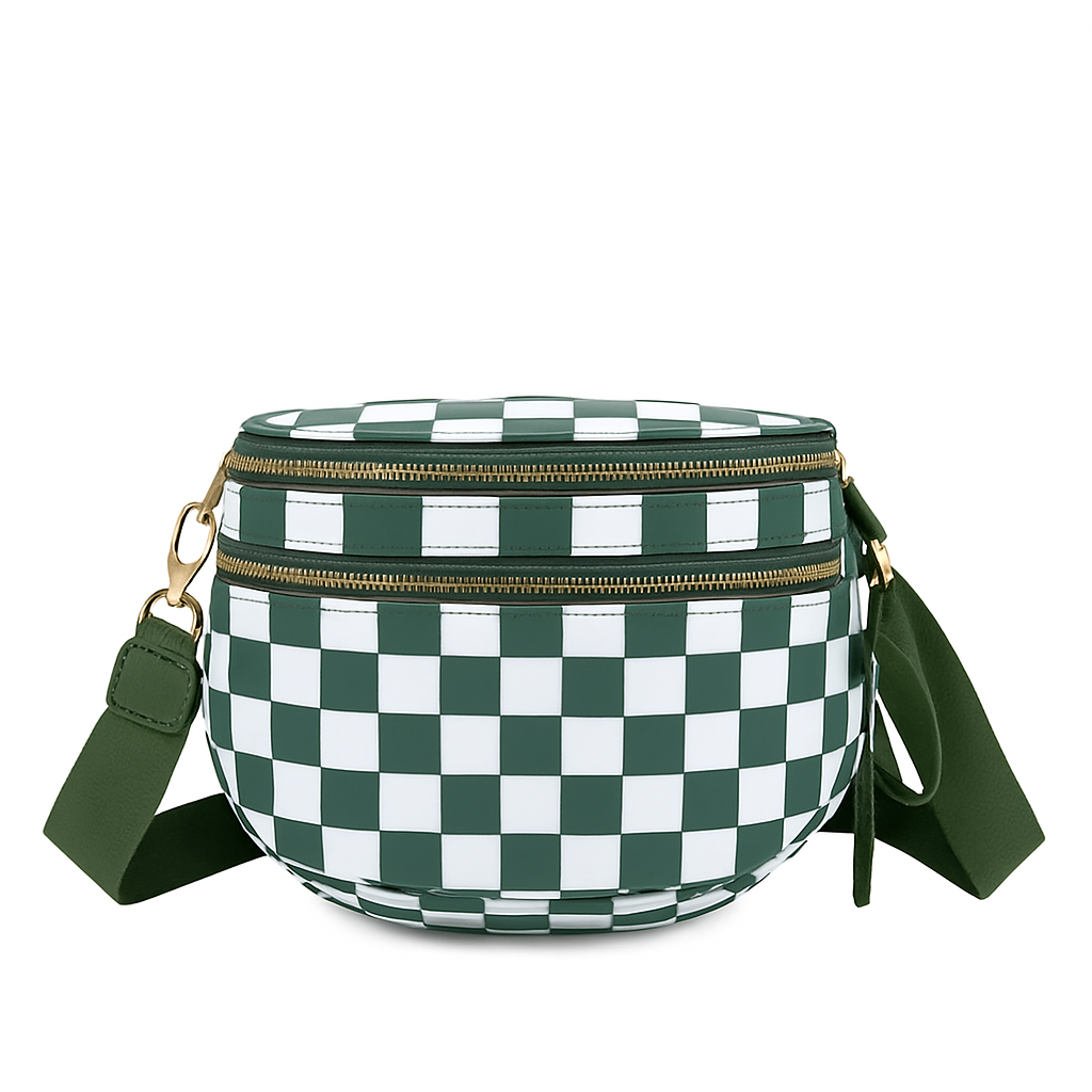 AMPERE CREATIONS - Wholesale Crossbody Bag - Women's - Paulina Nylon Waterproof Multi-Compartment 10" Crossbody Bag14