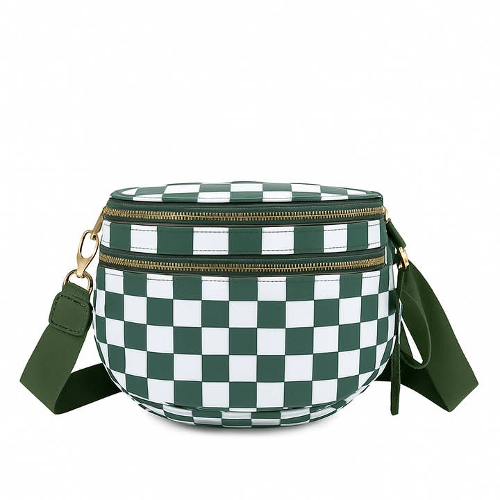 AMPERE CREATIONS - Wholesale Crossbody Bag - Women's - Paulina Nylon Waterproof Multi-Compartment 10" Crossbody Bag14