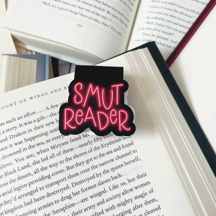 The Peachy Polka Dot - Wholesale Bookmark - Smut Reader magnetic bookmark1