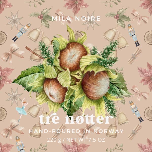 Mila Noire - Wholesale Novelty Candle - Tre nøtter  Duftlys – Limited Edition0