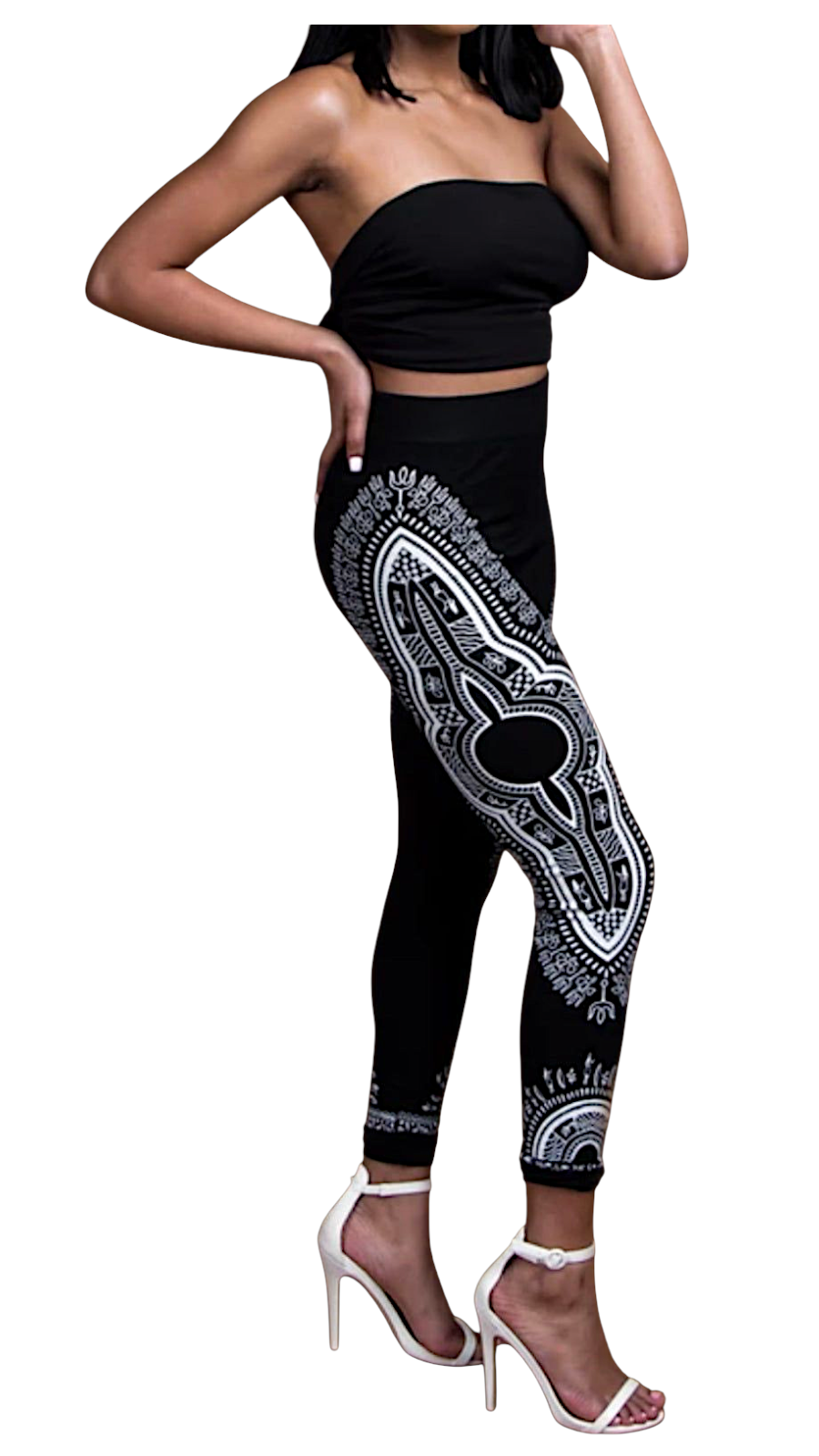 India Batik - Vente Legging tendance – femme - Leggings / Imprimé Dashiki Africain- P25549
