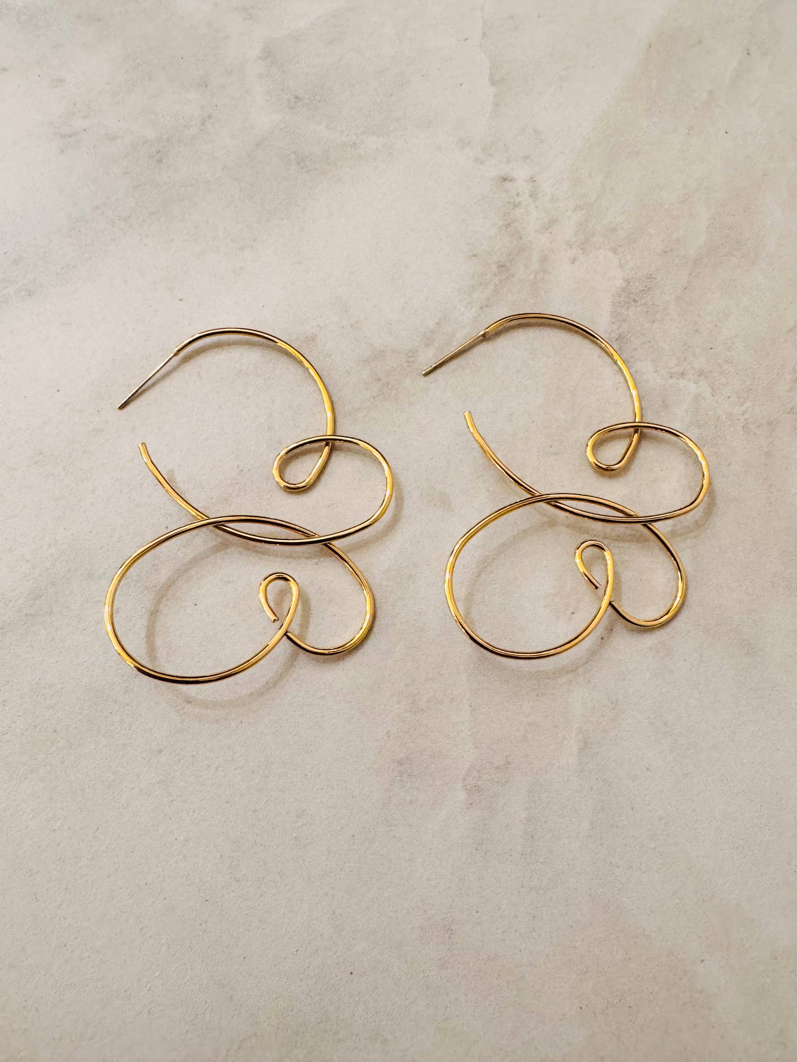 Cassette Barcelona - Vente Boucles d'oreilles pendantes - Boucles d'oreilles abstraites Miro0