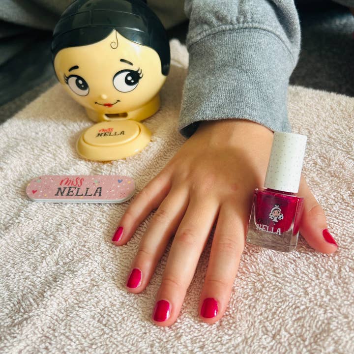 Miss Nella - Wholesale Nail Polish - Kids - Jazzberry Jam Kids Peel Off Odour Free Nail Polish1