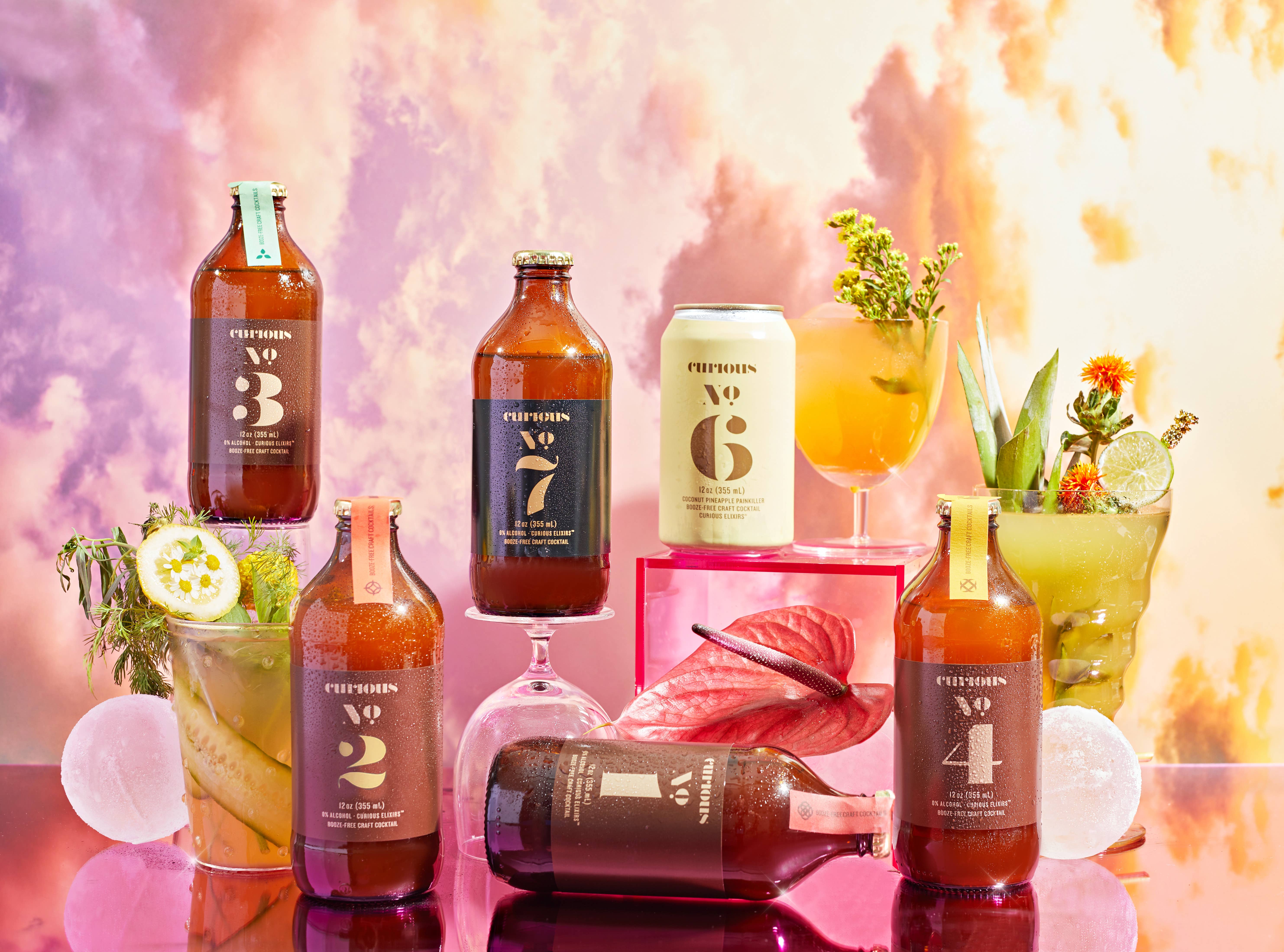 Curious Elixirs - Wholesale Non-Alcoholic Aperitif/Mocktail - New Customer Sample 8 Pack1