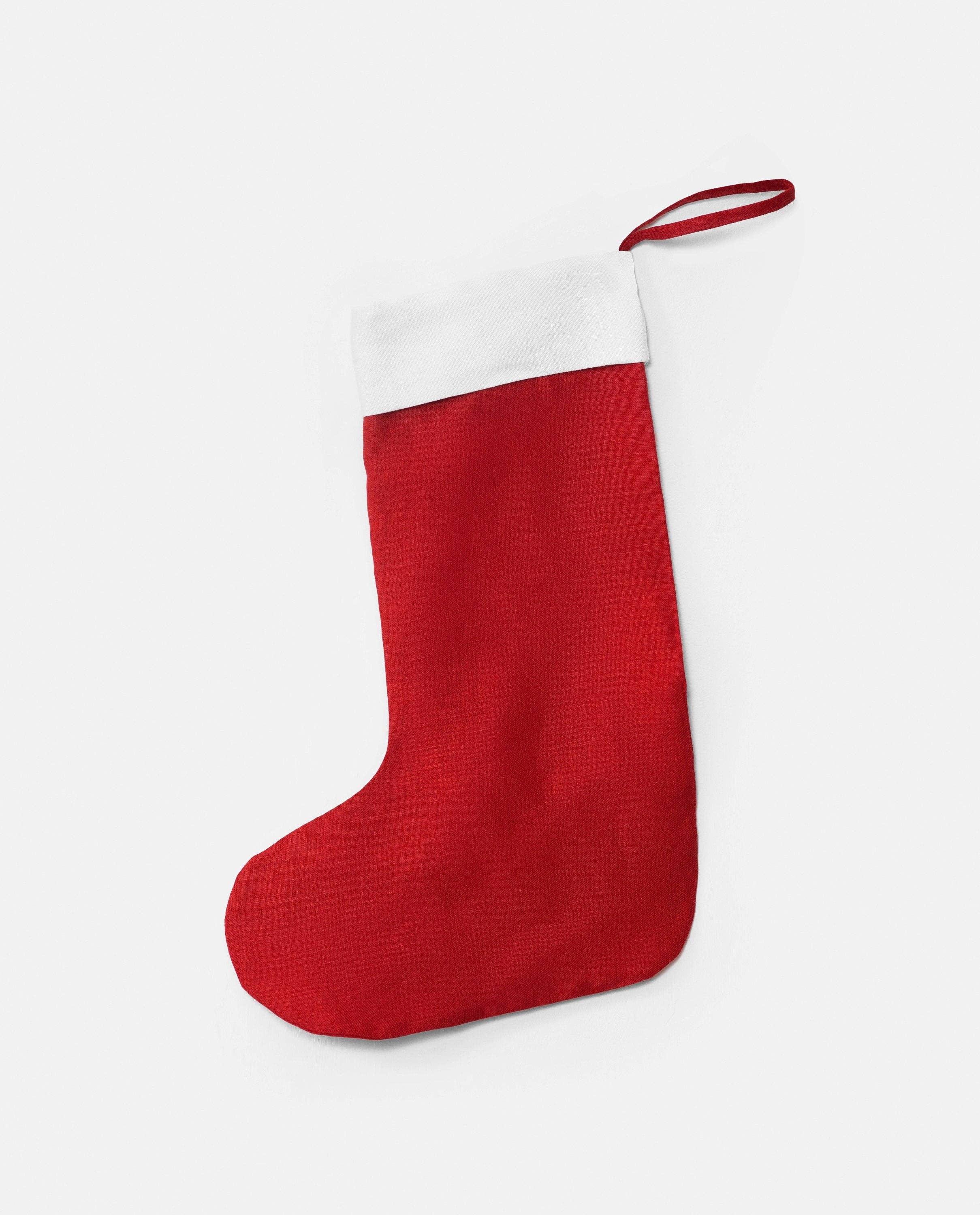 LinenQ – wholesale Holiday Stocking – Linen christmas stockings 3
