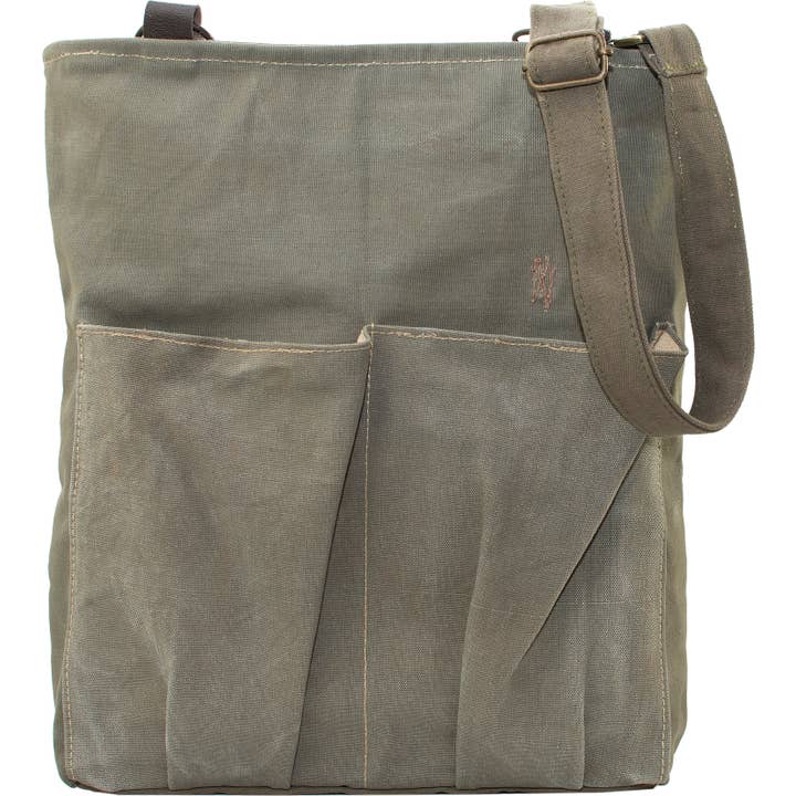 Vintage Addiction - Wholesale Backpack - Unisex - RECYCLED MILITARY TENT CROSSBODY/BACKPACK3