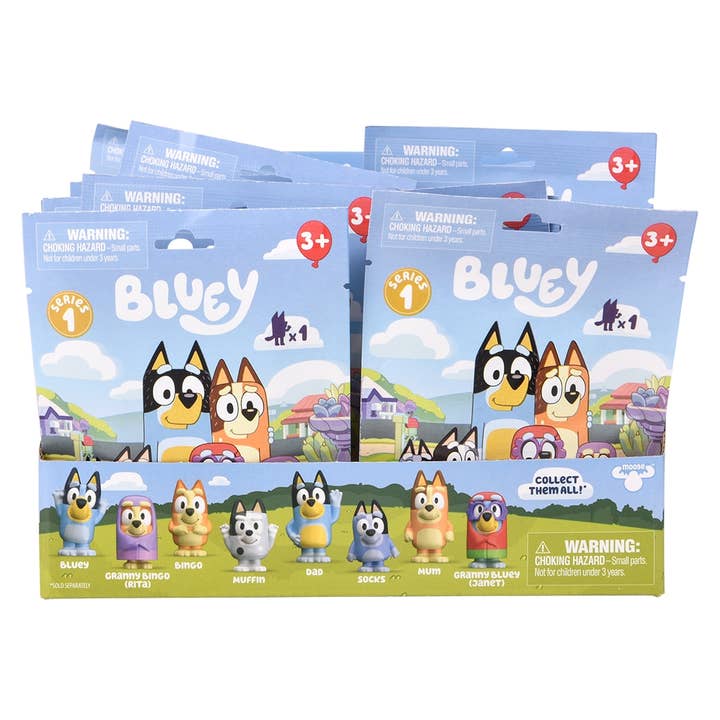 La Luna Bella - Toys - Wholesale Classic Toy - Kids - Bluey Mini Figure Blind Bag 24ct - LLB Toys