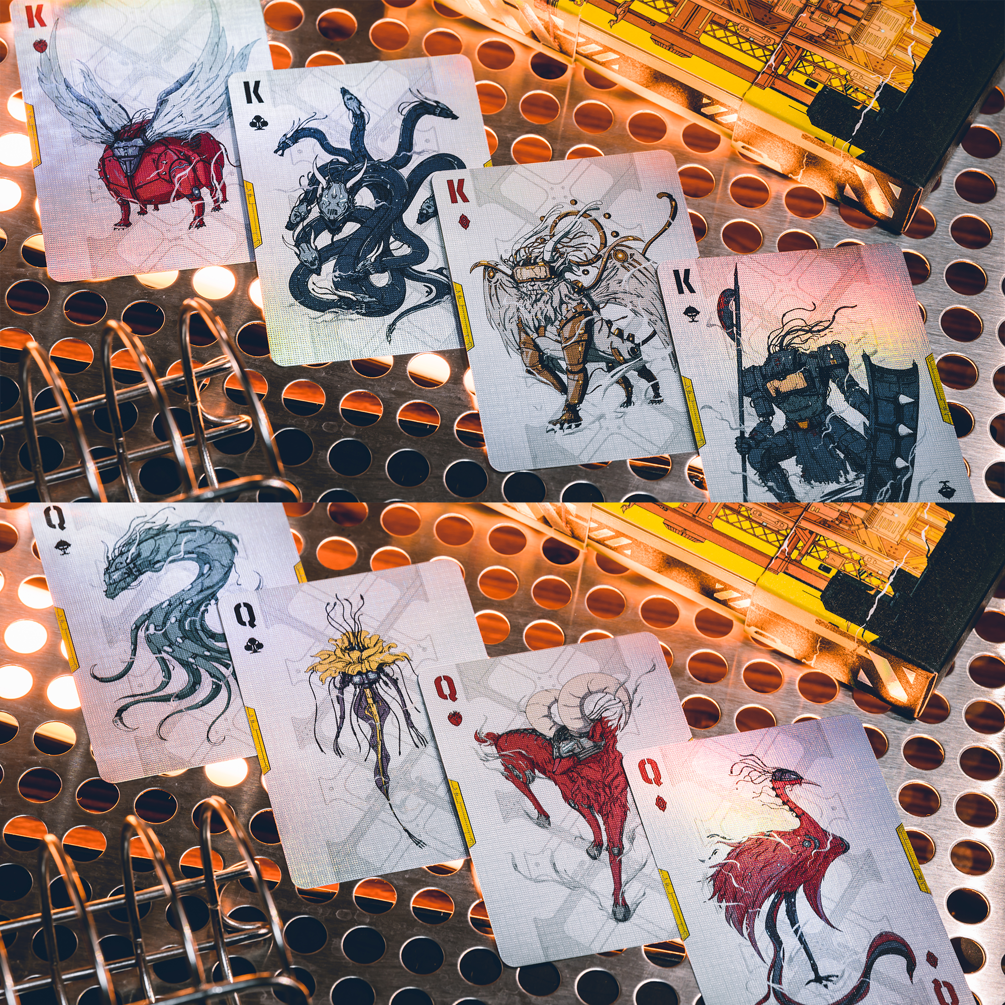 Vermilion Collection - Wholesale Playing cards - Cyberpunk Mythos Playing Cards8