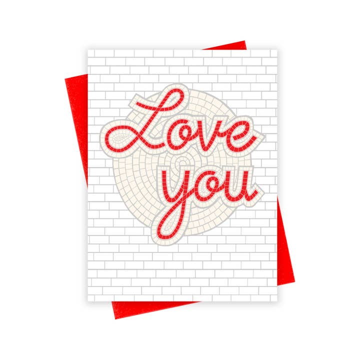 Subway Love You Card for wholesale by xou