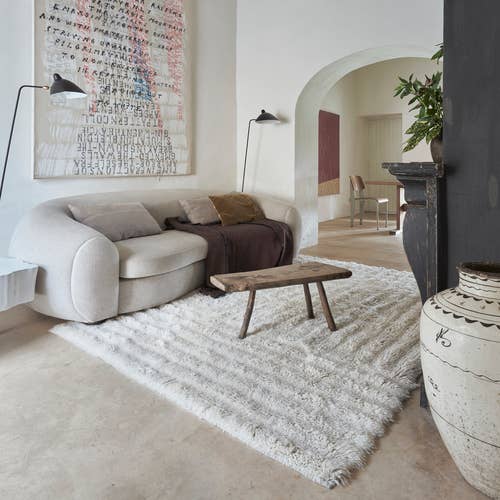 Lorena Canals Home - Wholesale Area Rug - Woolable Rug Dunes - Sheep Whites1