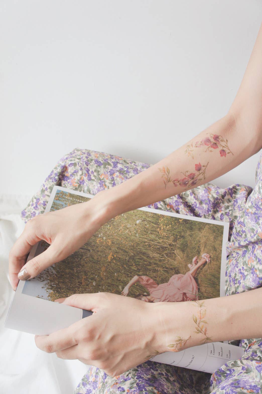 PAPERSELF - Wholesale Temporary Tattoo - Butterflies In The Garden Temporary Tattoo Sticker5
