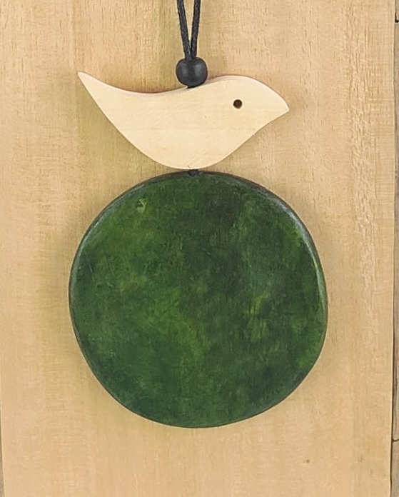 NOA ECCO - Vendita all'ingrosso Collana con ciondolo/pendaglio - Ciondolo rotondo con uccello1