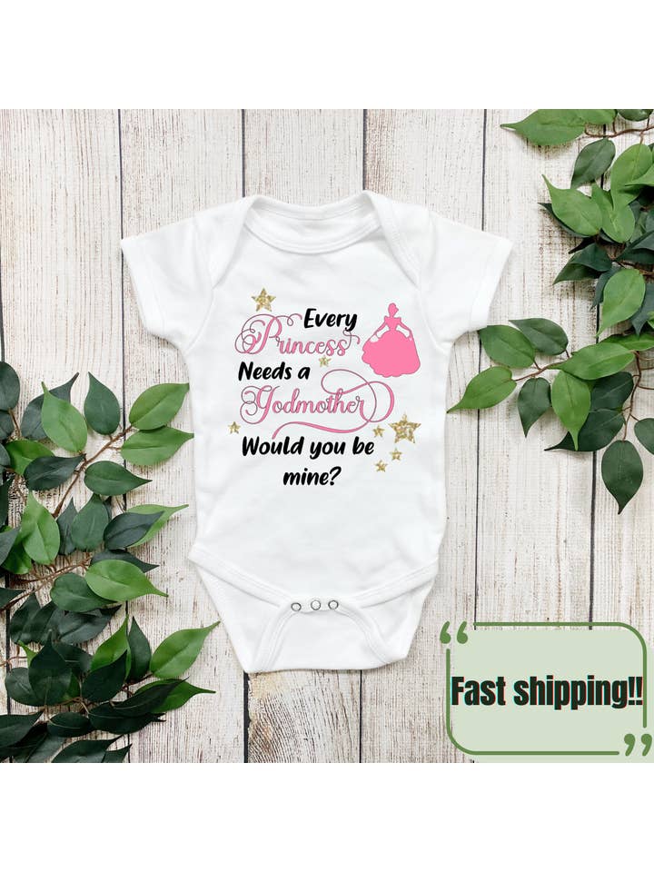 Jjsminifashionistas - Wholesale Bodysuit (Non-Footed) - Baby - Every princess needs a Fairy Godmother, Baby onesie