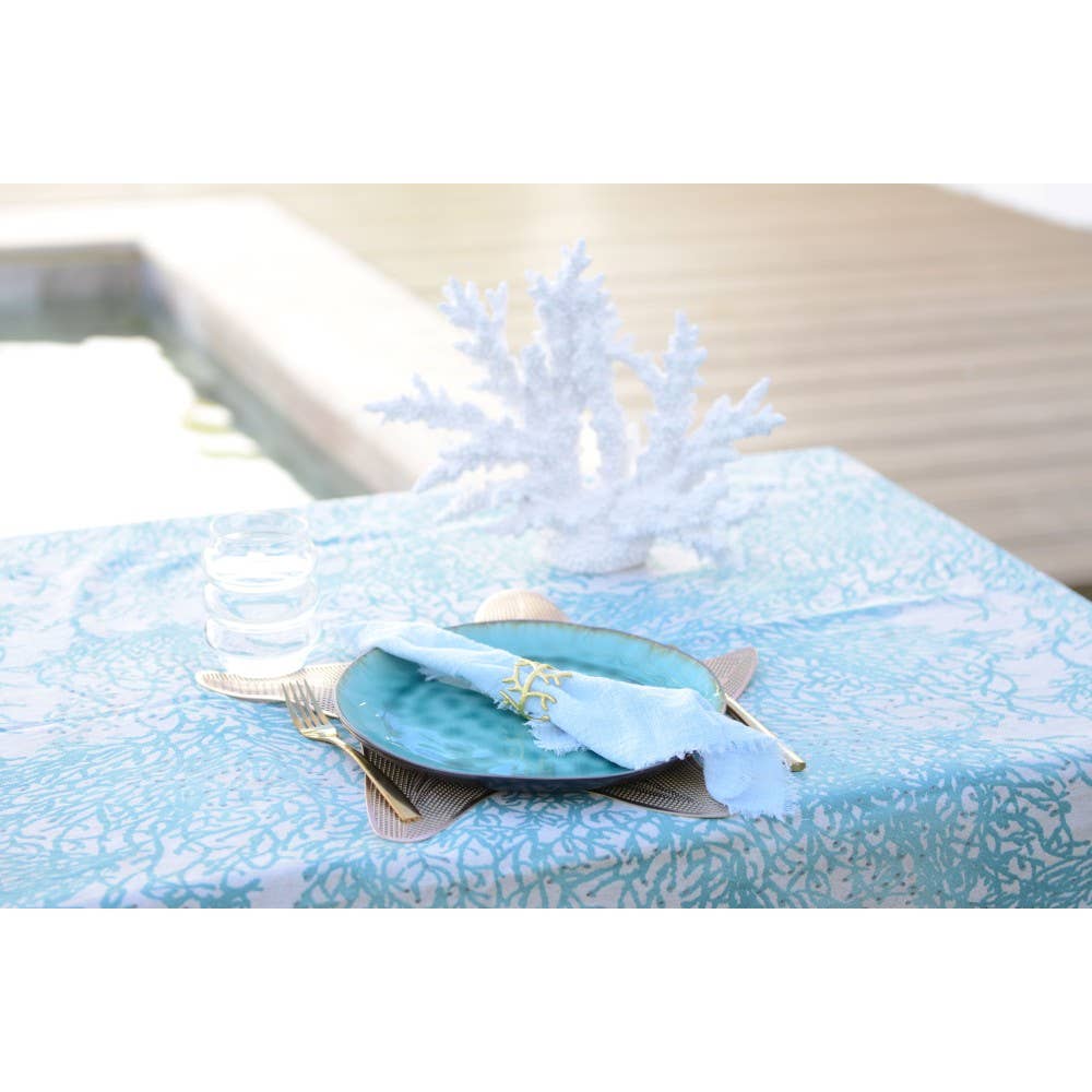 AULICA - Vente Décorations de table - Corail blanc décoratif 34x13x27cm3