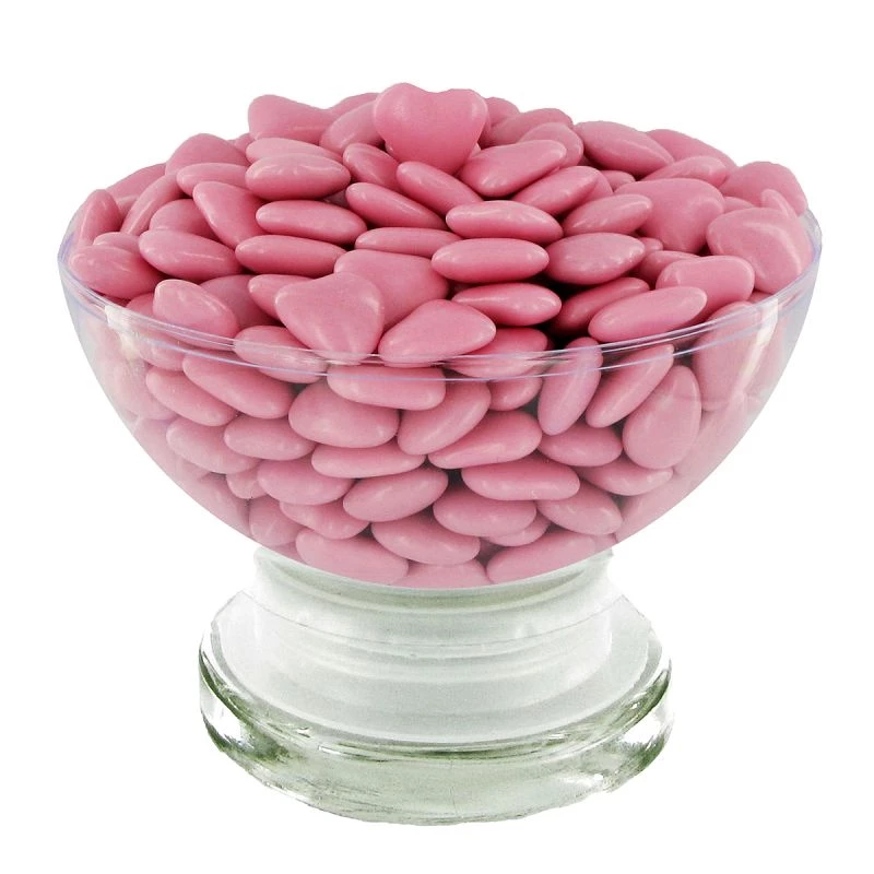 LS GROUP - Wholesale Chocolate Covered Sweets - Mini chocolate hearts pink dragee0
