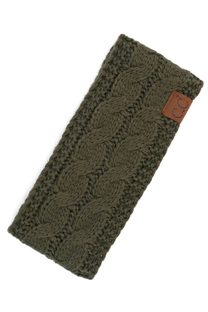 Hana - Wholesale Fashion Headband - Women's - C.C Cable Knit Solid Headband26