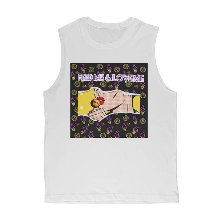 Feed Me Love Me Classic Adult Muscle Top for wholesale by IAKAM
