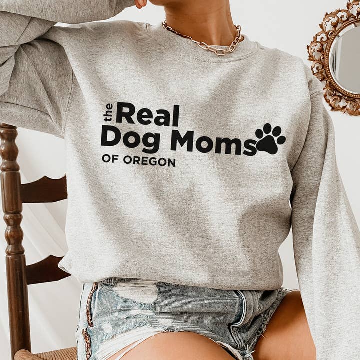 Real Dog Moms of Oregon, Real Housewives Meme Gift for wholesale by Dog Mom Apparel