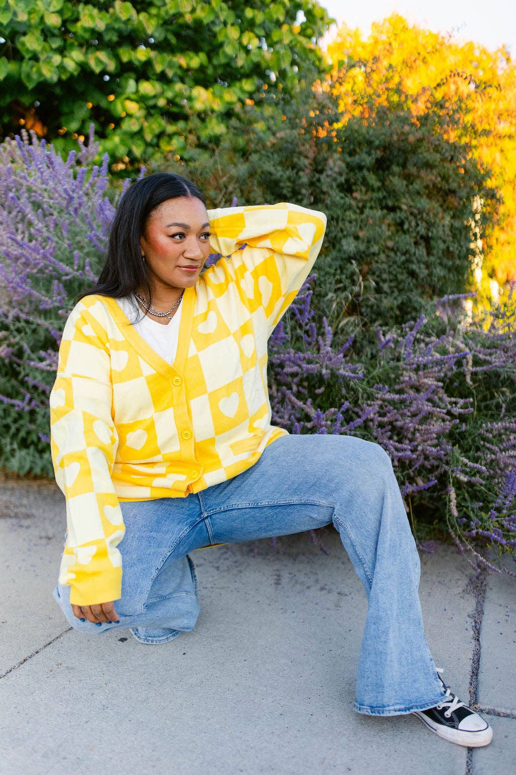 Taby Originals - Wholesale Cardigan - Women's - TABY ORIGINAL: Radical Self Love Cardigan In YELLOW*** Sizes XS-5X!***0