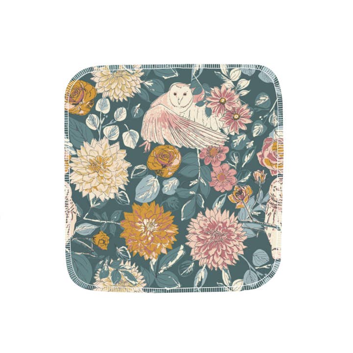 Toalhas de Papel Reutilizáveis--Coisas de Coruja Floral por atacado de Porter Lee's