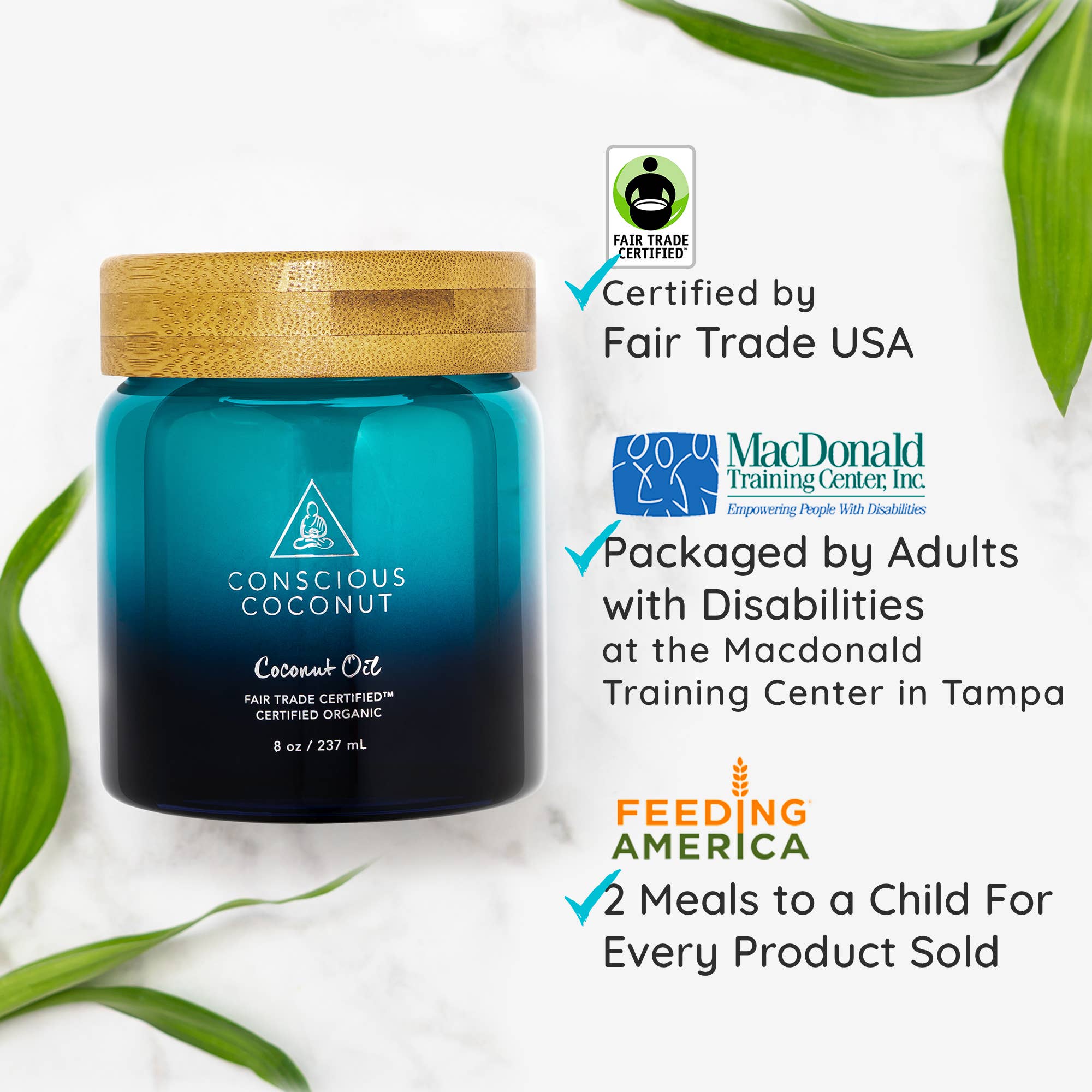 Conscious Coconut – Óleo para banho/corpo por atacado – Não é o seu frasco de óleo de coco comum.6