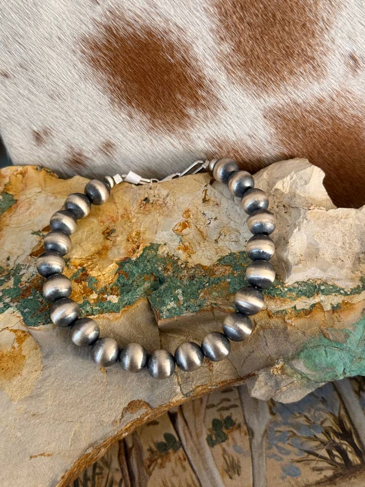 #217 8mm Sterling Pearl Bracelet for wholesale by Z Bars Jewelry