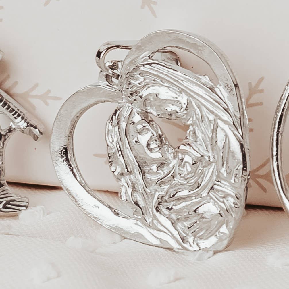 House of Morgan Pewter - Wholesale Pendant/Charm Necklace - Handmade Nativity Pendant Necklaces - Manger Jewelry2