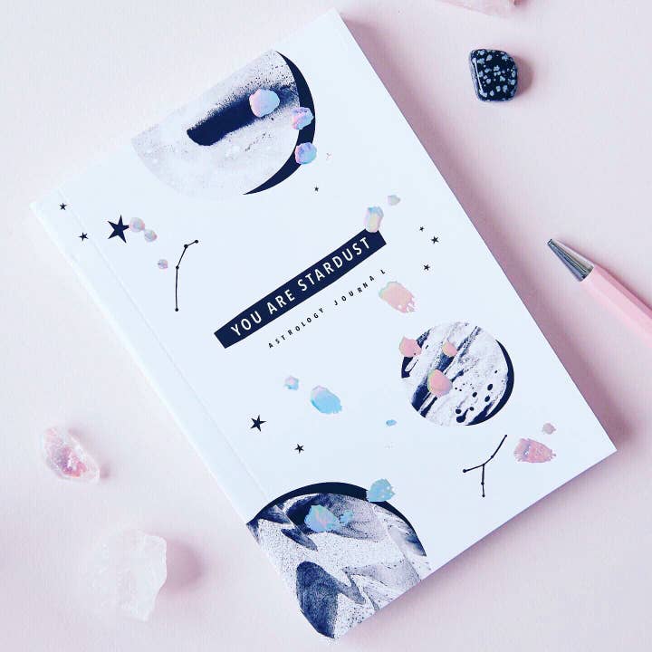 Guided Astrology Journal for wholesale by Lottie Suki