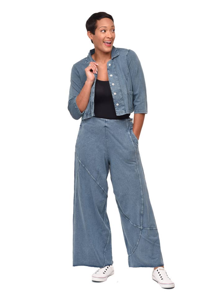 Chaqueta Parker L503 en Denim* para venta al por mayor de Tulip Clothing