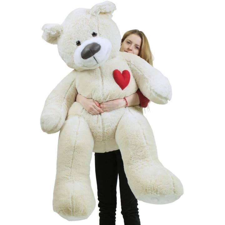 Big Plush - Wholesale Stuffed/Plush Toy - Kids & Baby - Valentine's Day Giant Teddy Bear With Heart on Chest4