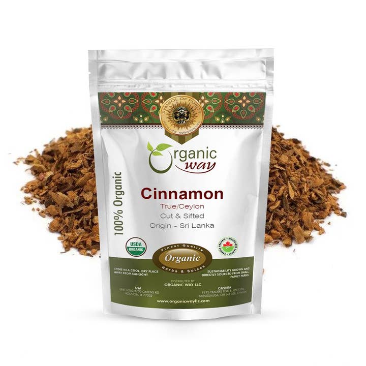 Organic Way LLC - Wholesale Dried Spice - Organic Cinnamon True/Ceylon (Cut & Sifted)