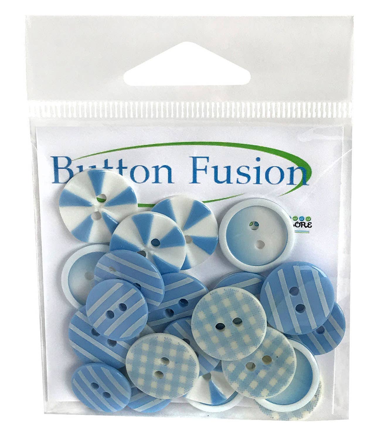 Buttons Galore & More - Wholesale Sewing Button/Snap - Blues Medley Fancy Buttons1