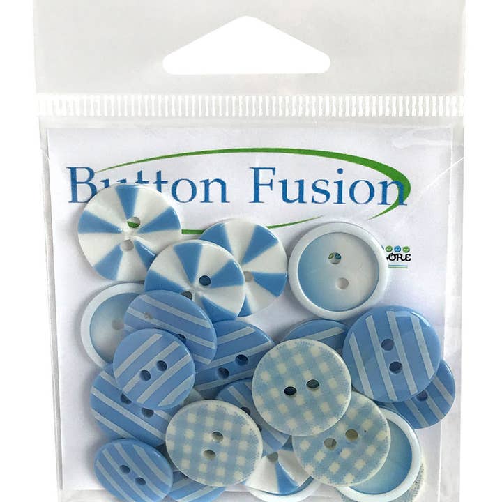Buttons Galore & More - Wholesale Sewing Button/Snap - Blues Medley Fancy Buttons1
