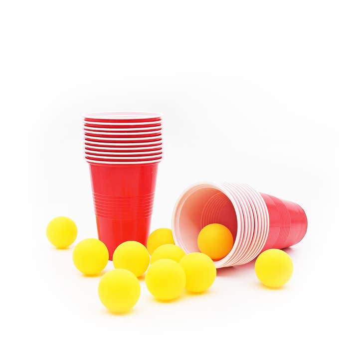 MAGS - Wholesale Stacking Game - Beer pong game with 20 cups and 10 balls0