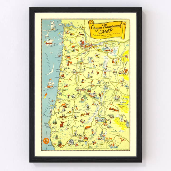 Vintage Map of Oregon 1936 and other Purchase Wholesale oregonhardware. Free Returns & Net 60 Terms on Faire trending on Faire.