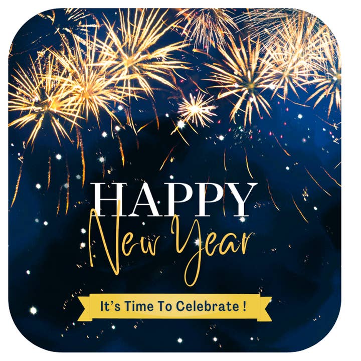 Coaster du Nouvel An : célébration pour la vente par Ron Knight Entertainment, LLC