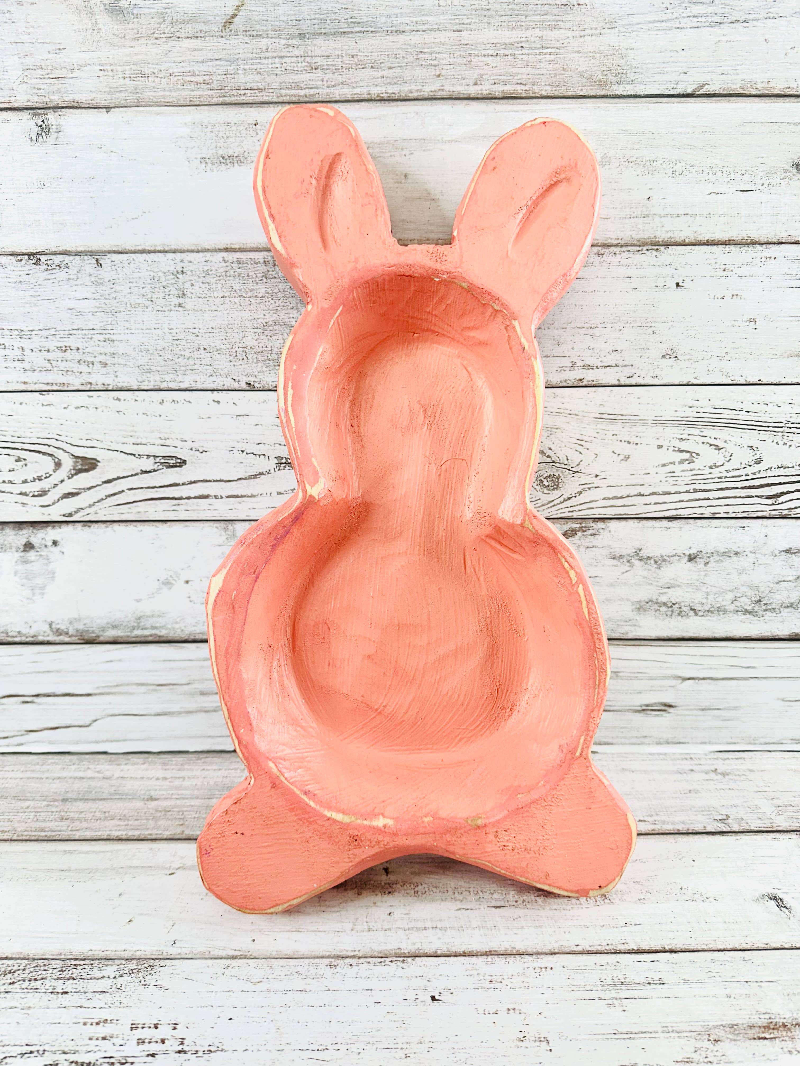 VALENTINA IMPORTS INC - Wholesale Candle Holder - Easter Rabbit Dough Bowl  Candle Ready 3