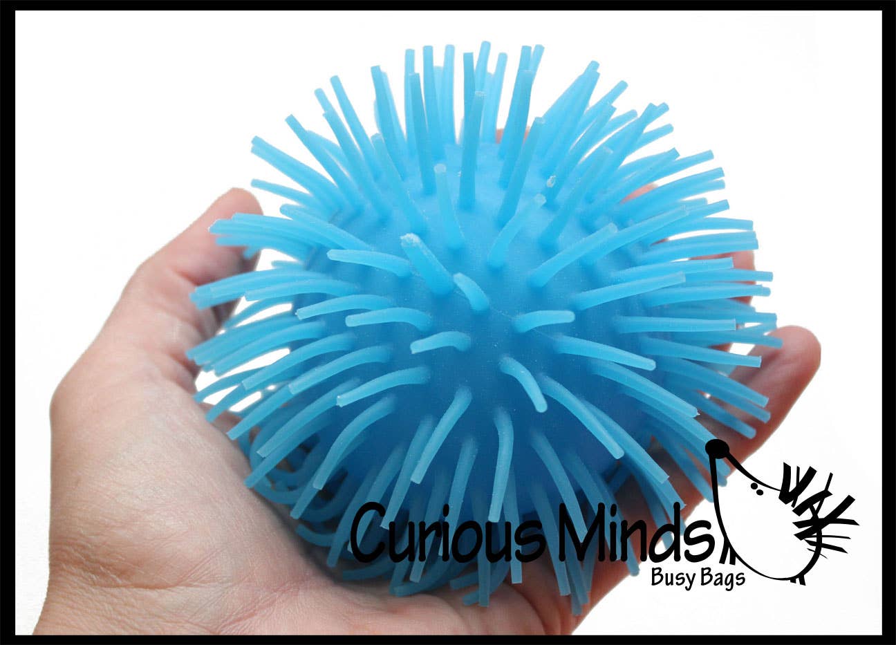 Curious Minds Toys – wholesale Light-up toy – Kids & baby – 1 Light Up 5" Puffer Ball -  Indoor Soft Hairy Air-Filled Se2