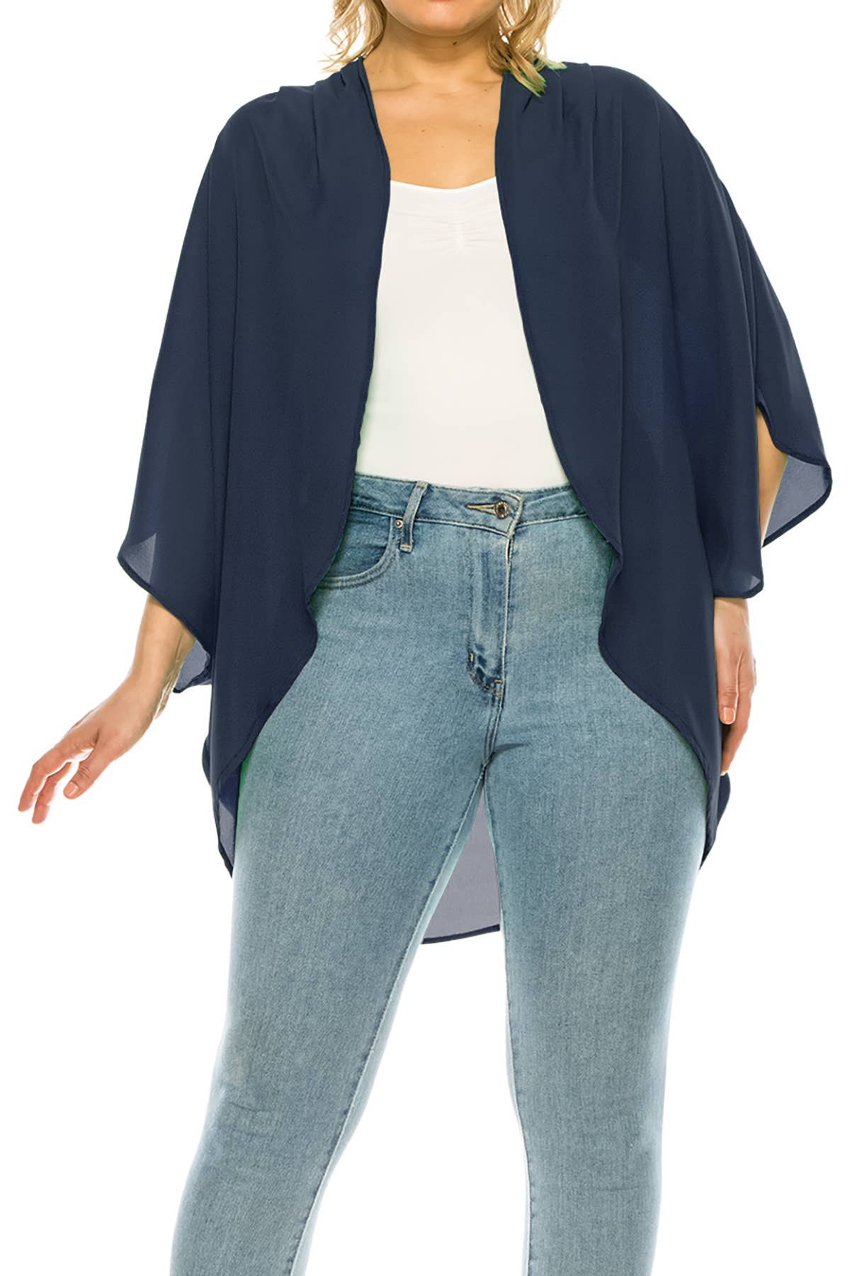 MOA COLLECTION – wholesale Kofta - Dam – Flowy Kimono Ärmad Kofta i Plus-Size10