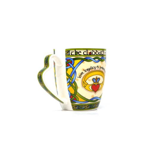 Dublin Gift Company – wholesale Kaffekoppar – The Claddagh ring mugg i benporslin5