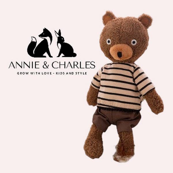 Annie & Charles – Engroshandel Plyslegetøj - Børn og baby – Annie & Charles® Bjørn0