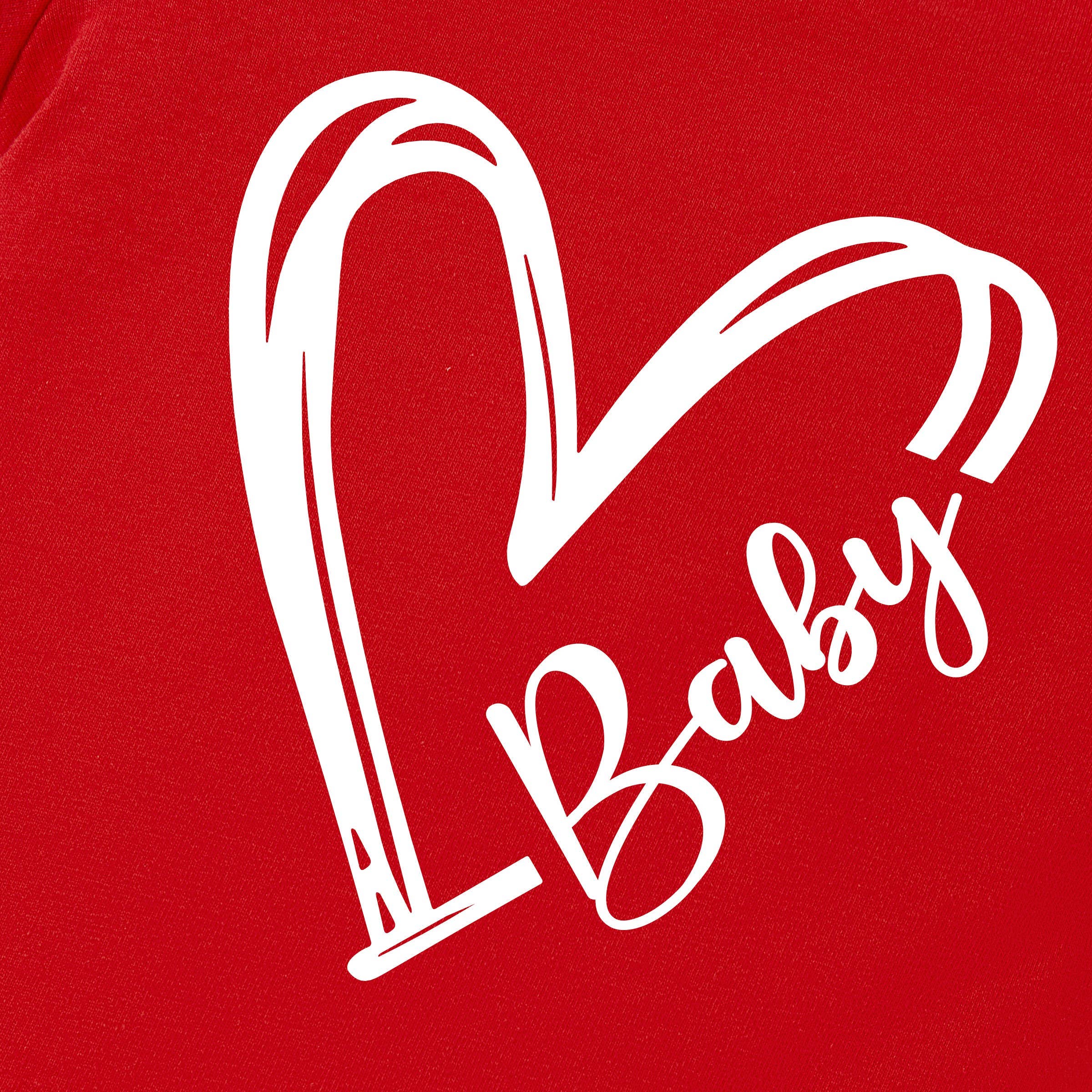 Multi color Valentine's Day Heart Pattern Cotton Matching Family T-shirt for wholesale on Faire5