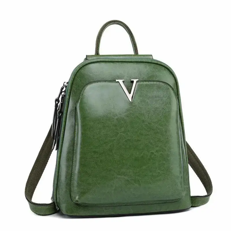 Yaya's Luxe Wholesale - Wholesale Backpack - Women's - Designer Genuine Leather V Luxe Backpack3