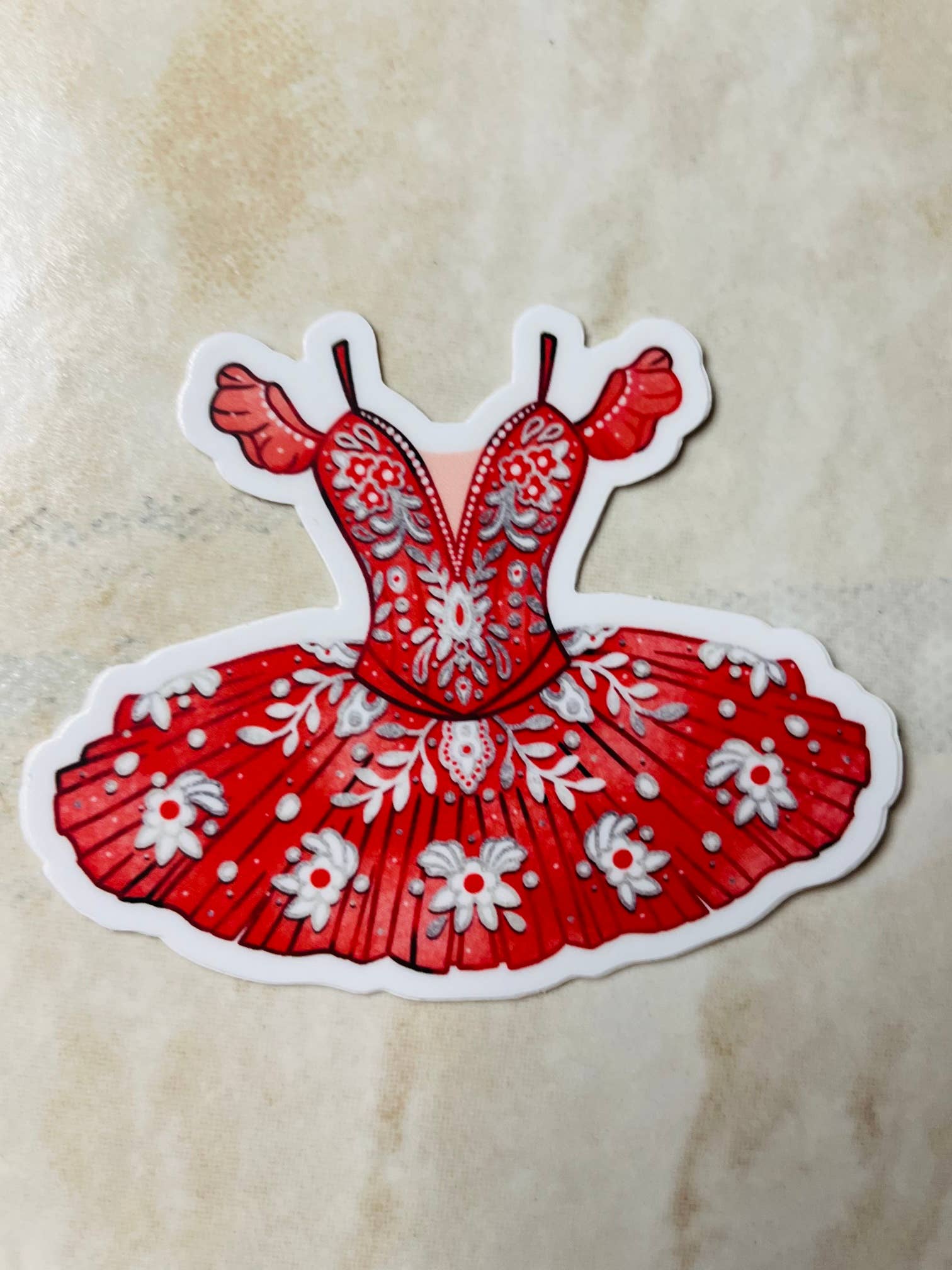 Denali & Co. – wholesale Sticker – Coututure Tutu Dance Sticker, 3" x 3"5
