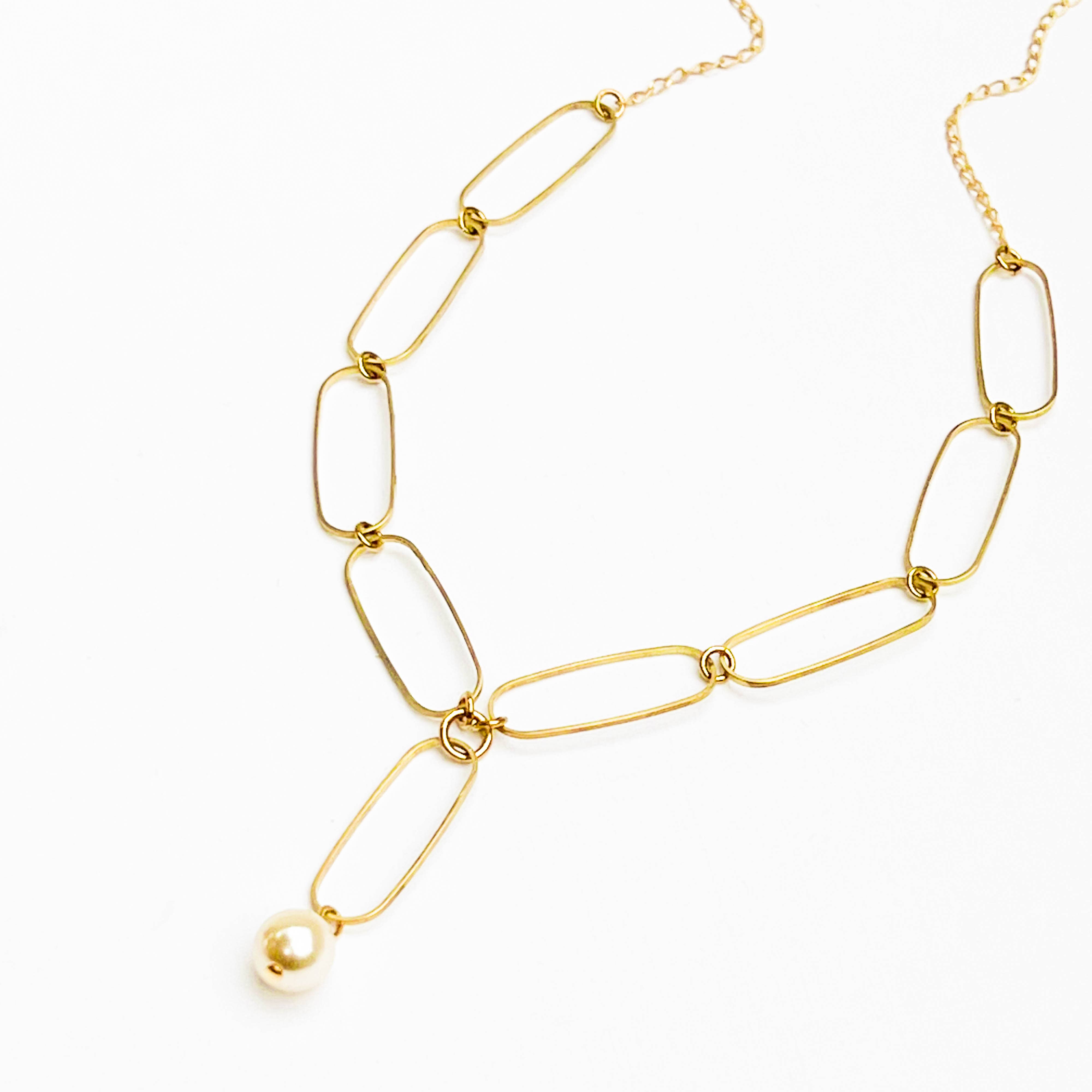 Nest Pretty Things - Vente Colliers à pendentif - Collier Trombone Et Perle2