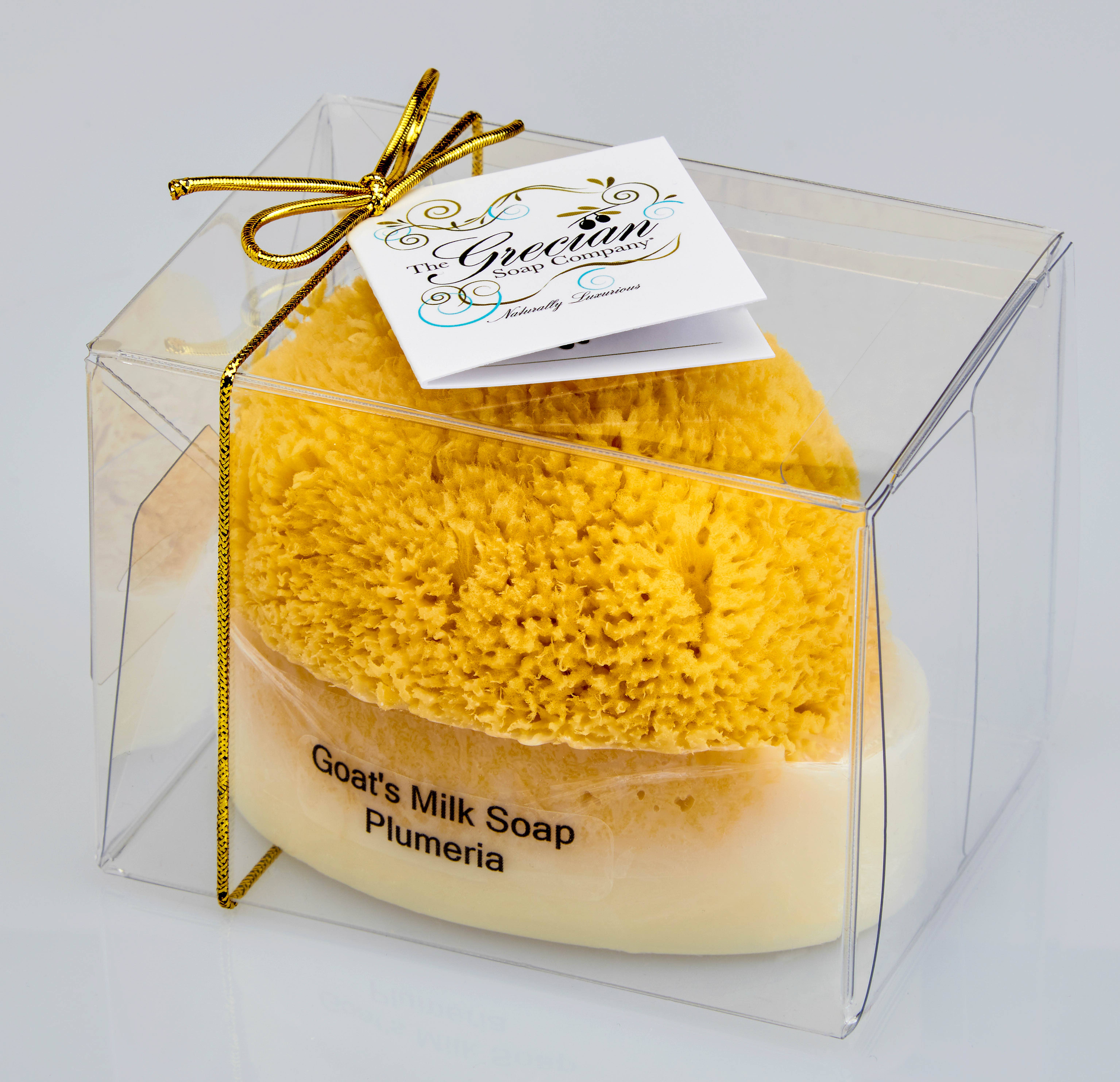 The Grecian Soap Company - Wholesale Bar Soap - Goat Milk Natural Exfoliating Soap Bar with Sea Sponge9