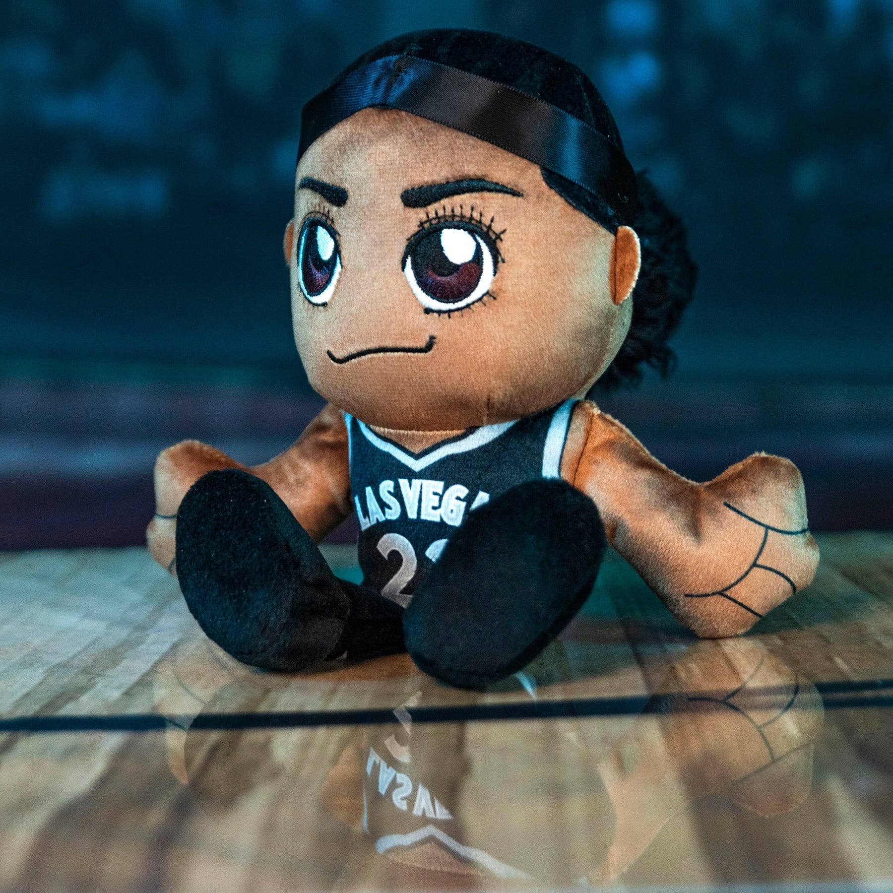 Uncanny Brands - Wholesale Stuffed/Plush Toy - Kids & Baby - Bleacher Creatures Las Vegas Aces A'ja Wilson 8" Kuricha Plush5